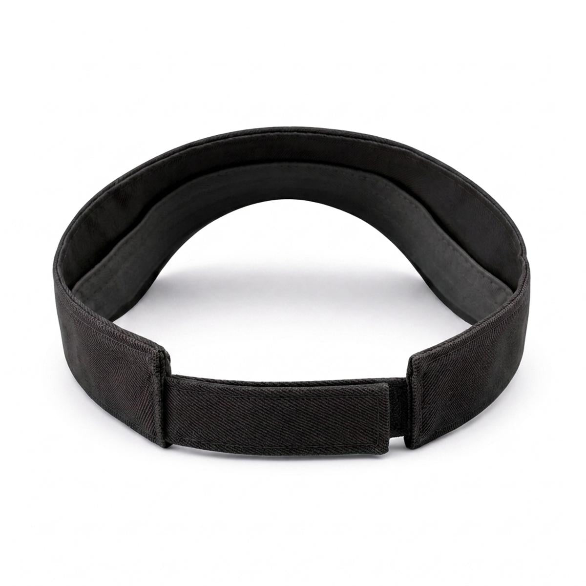 CROWN ATHLETICA /// Embroidered Logo Visor (BLACK)