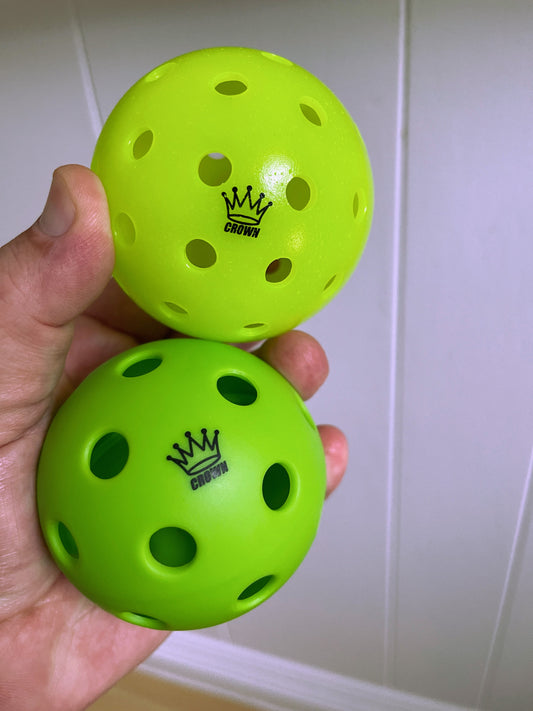 Outdoor vs. Indoor Pickleballs - CROWN PICKLEBALL
