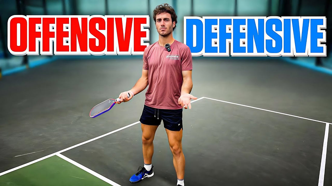 Offensive vs. Defensive Dinks: Taking Full Control at the Kitchen Line in Pickleball