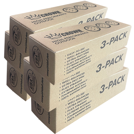 CROWN PICKLEBALL - PRIME TIME 40 Pickleballs (18-PACK)
