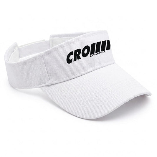 CROWN ATHLETICA /// Embroidered Logo Visor (WHITE)