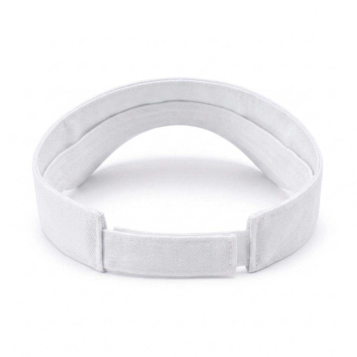 CROWN ATHLETICA /// Embroidered Logo Visor (WHITE)
