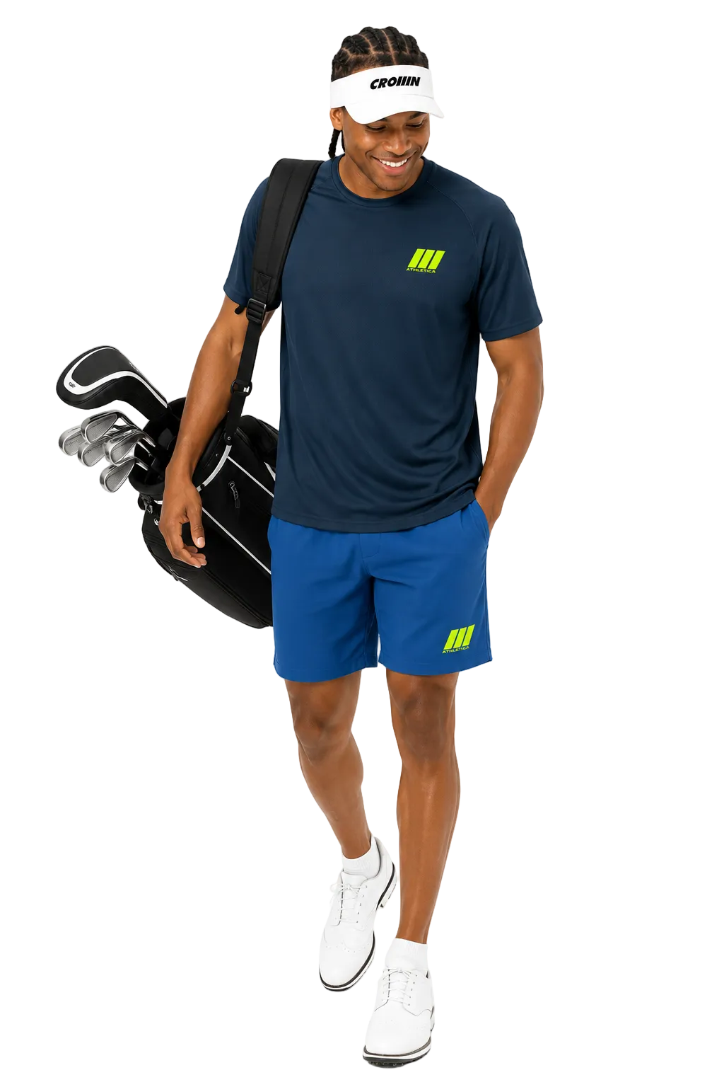 CROWN ATHLETICA /// Logo Short (BLUE)