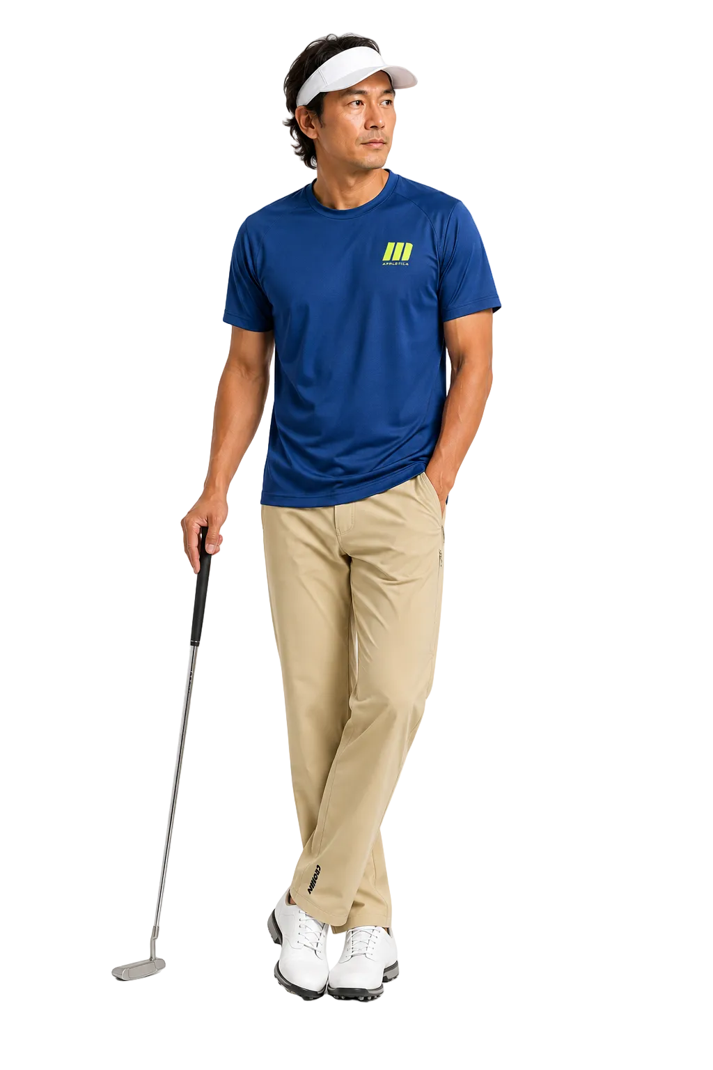 CROWN ATHLETICA™ /// Logo Shirt (BLUE)