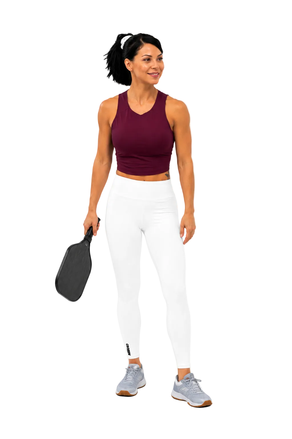 CROWN ATHLETICA /// Women's Leggings (WHITE)