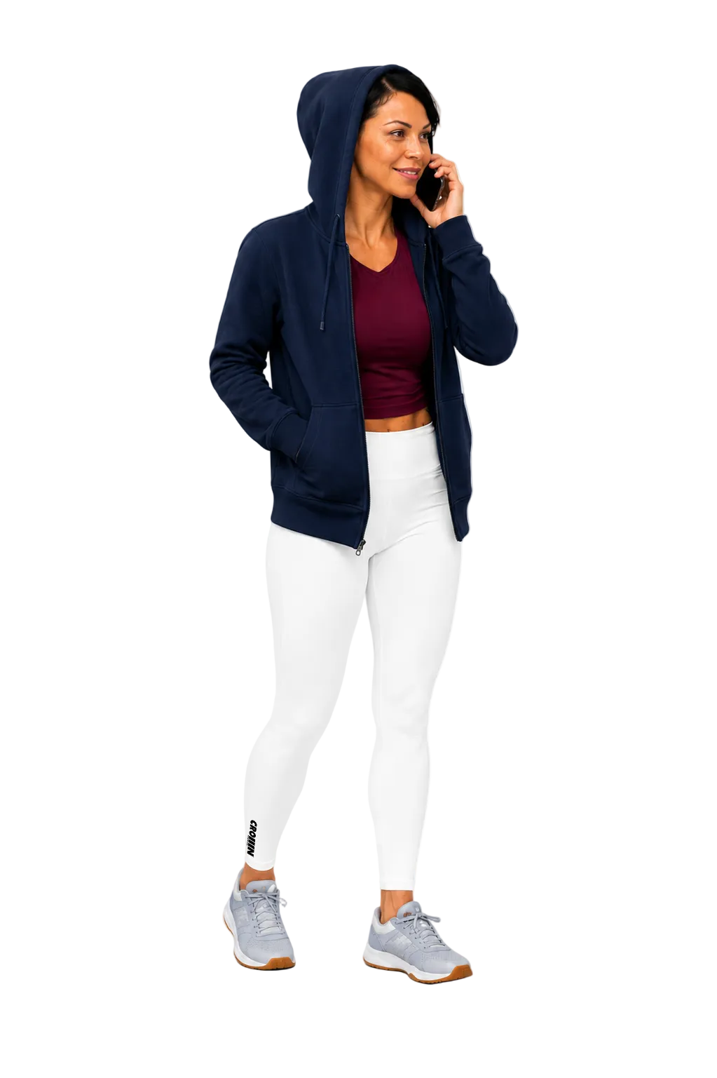 CROWN ATHLETICA /// Women's Leggings (WHITE)