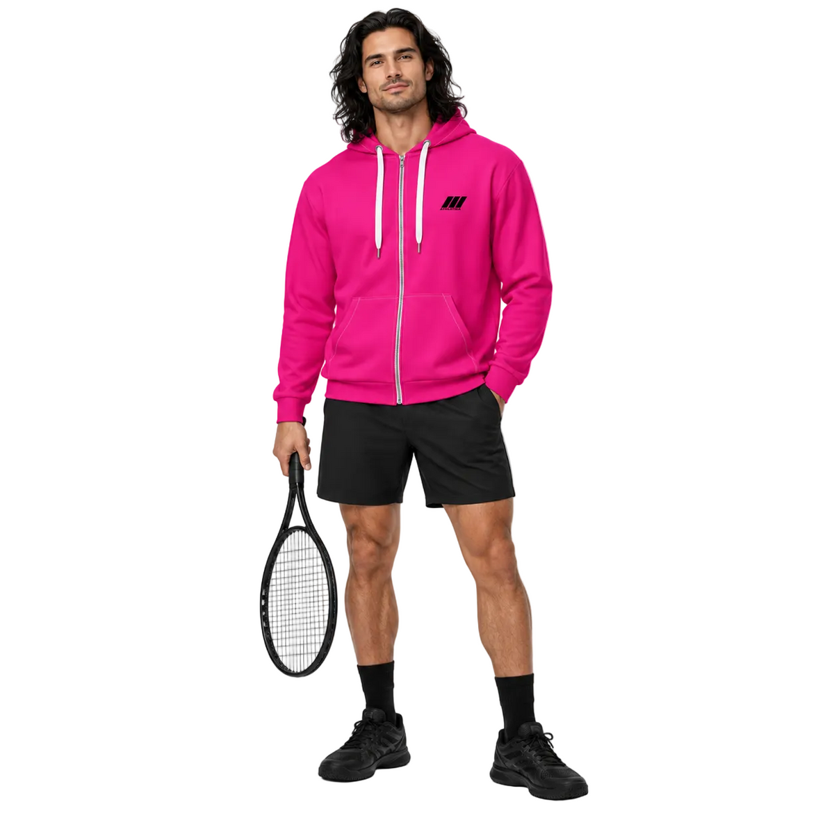 CROWN ATHLETICA™ /// Fleece Hoodie (PINK)