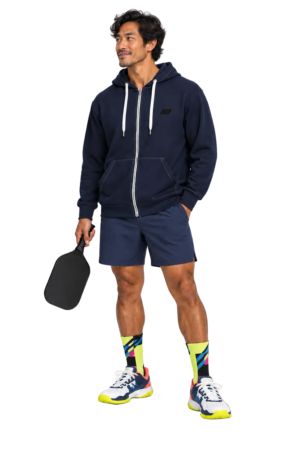 CROWN ATHLETICA™ /// Fleece Hoodie (NAVY)