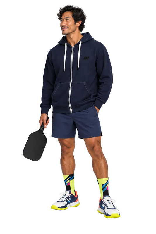 CROWN ATHLETICA™ /// Fleece Hoodie (NAVY)