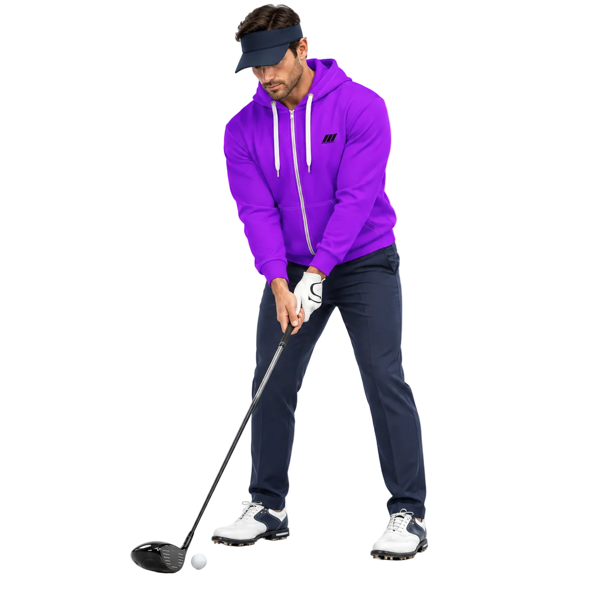 CROWN ATHLETICA™ /// Fleece Hoodie (PURPLE)