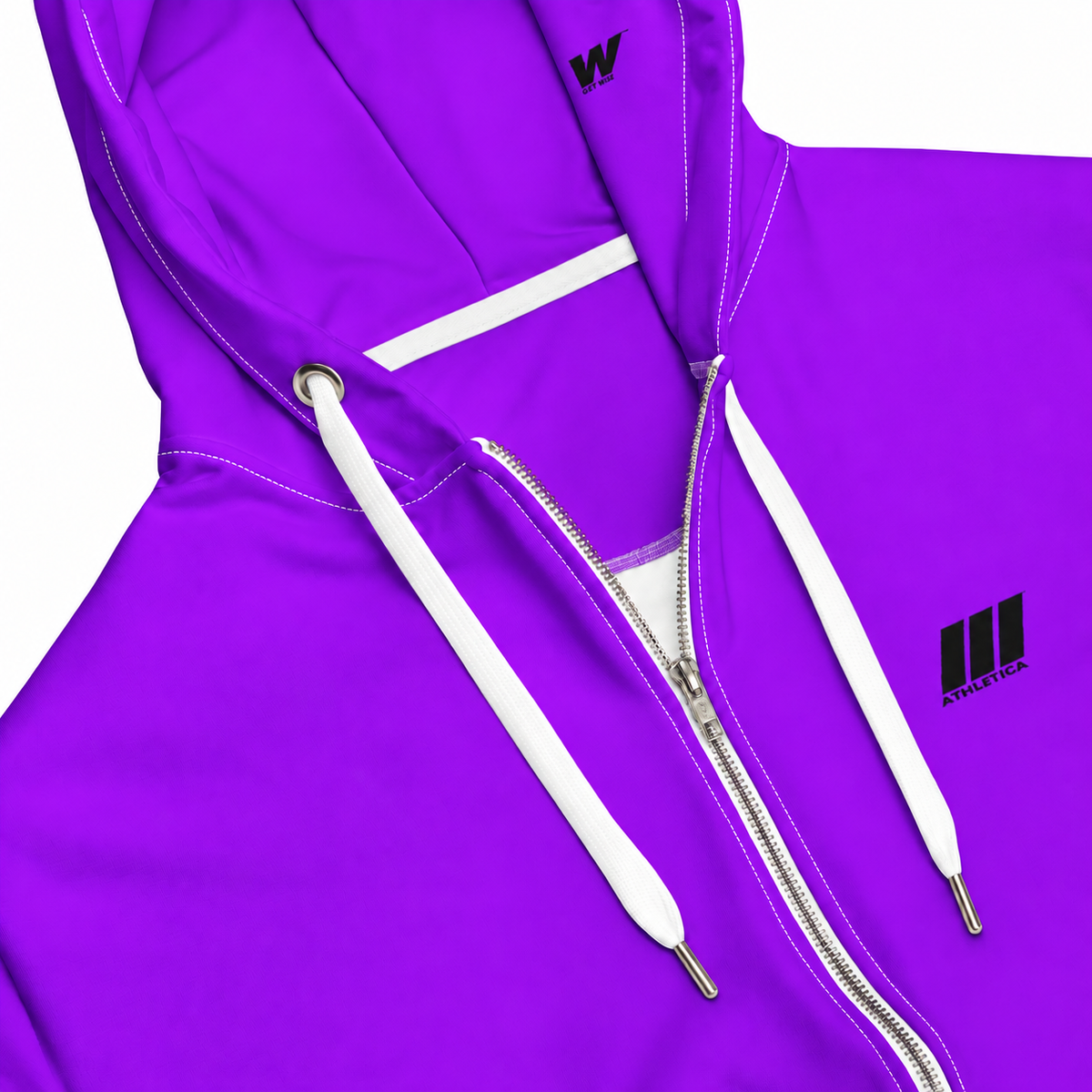CROWN ATHLETICA™ /// Fleece Hoodie (PURPLE)