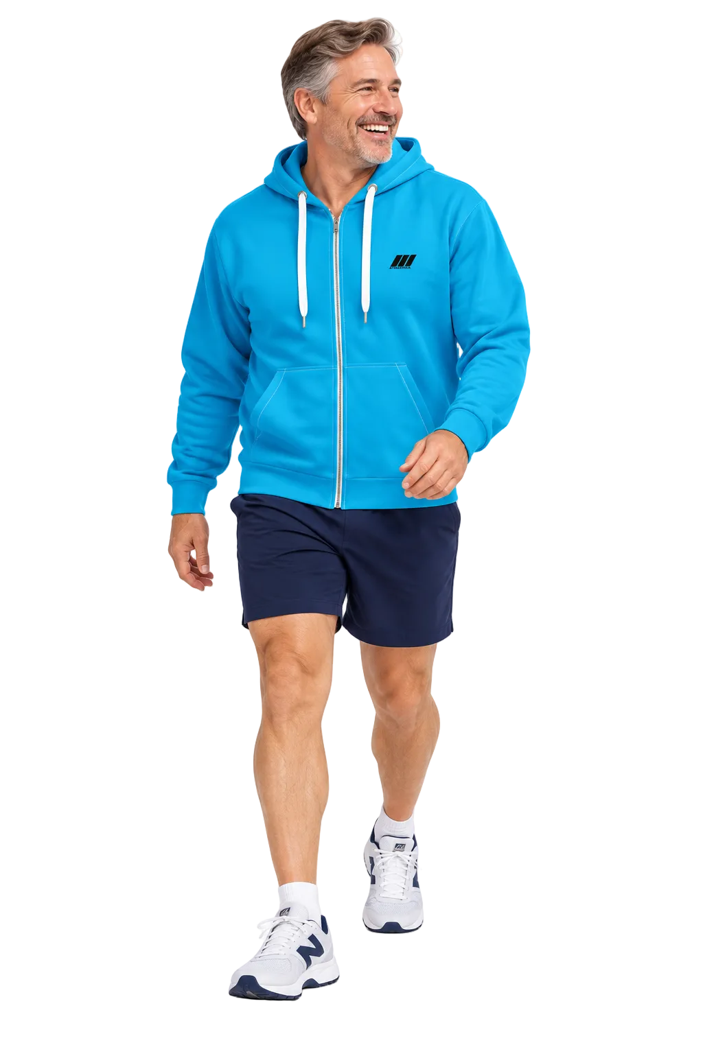 CROWN ATHLETICA™ /// Fleece Hoodie (BLUE)