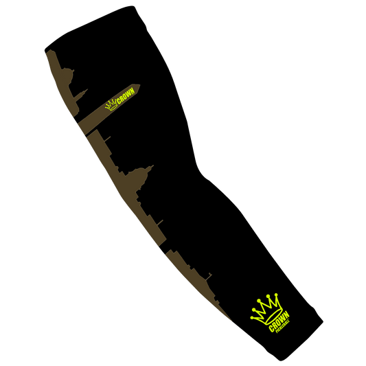 CROWN PICKLEBALL - SLEEVE - CROWN DC SKYLINE (Black)