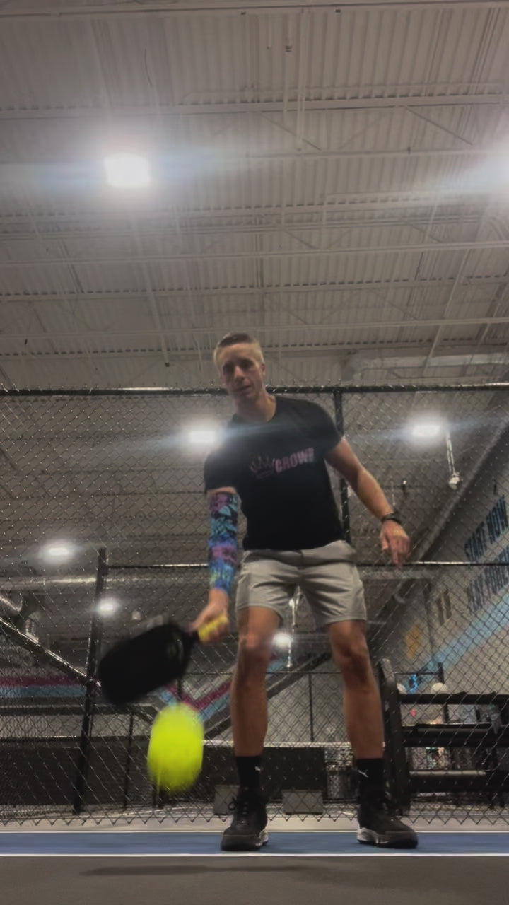 CROWN PICKLEBALL - SLEEVE - BLUE TROPICS (Blue/Purple)