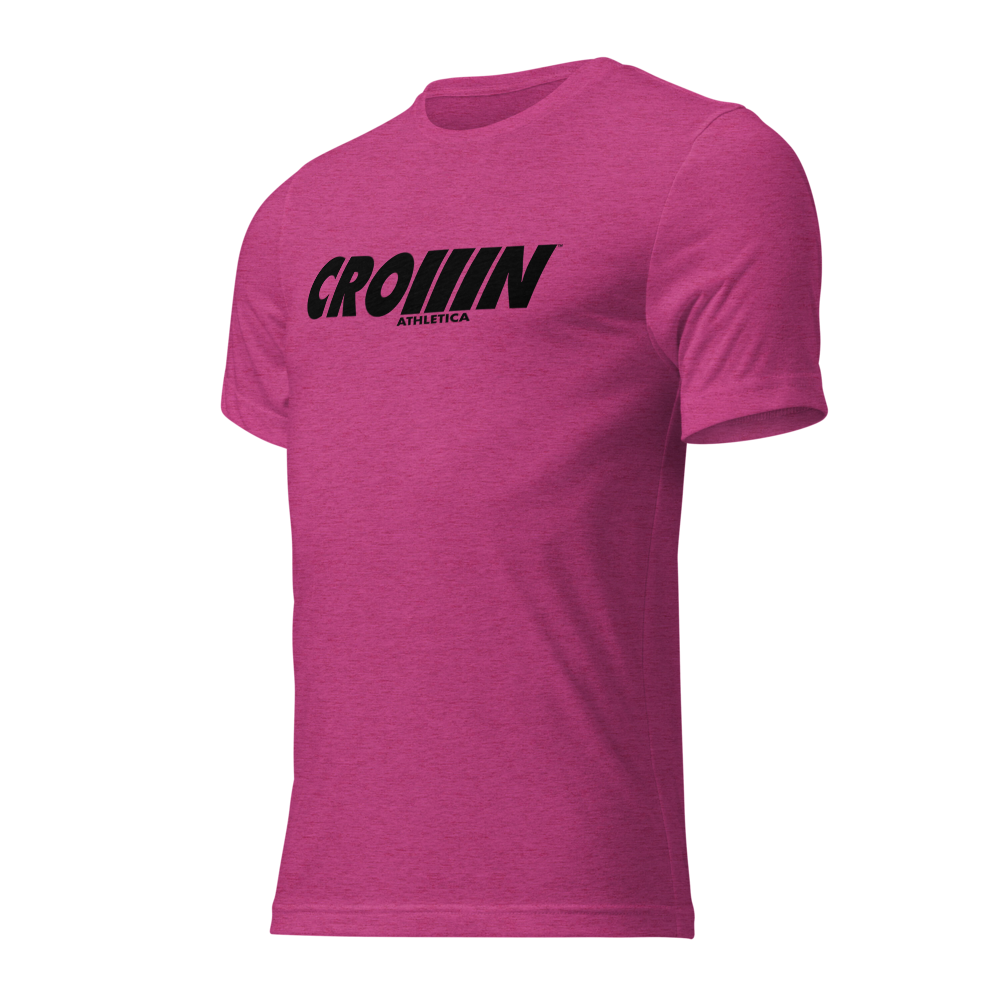 CROWN ATHLETICA /// Cross-chest Logo Shirt (PINK)